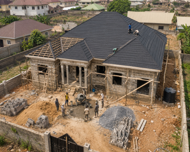 A Nigerian building project carefully managed to completion