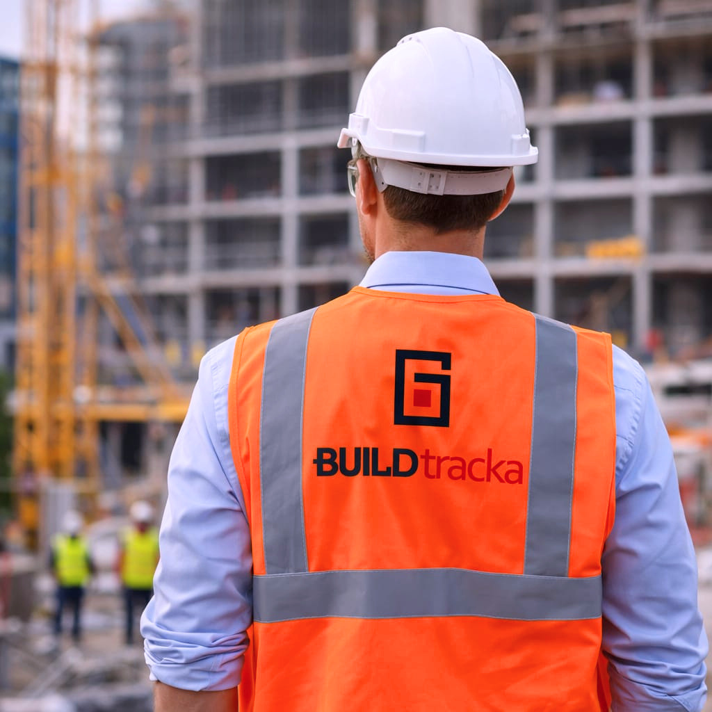 A buildtracka Supervisor on Site