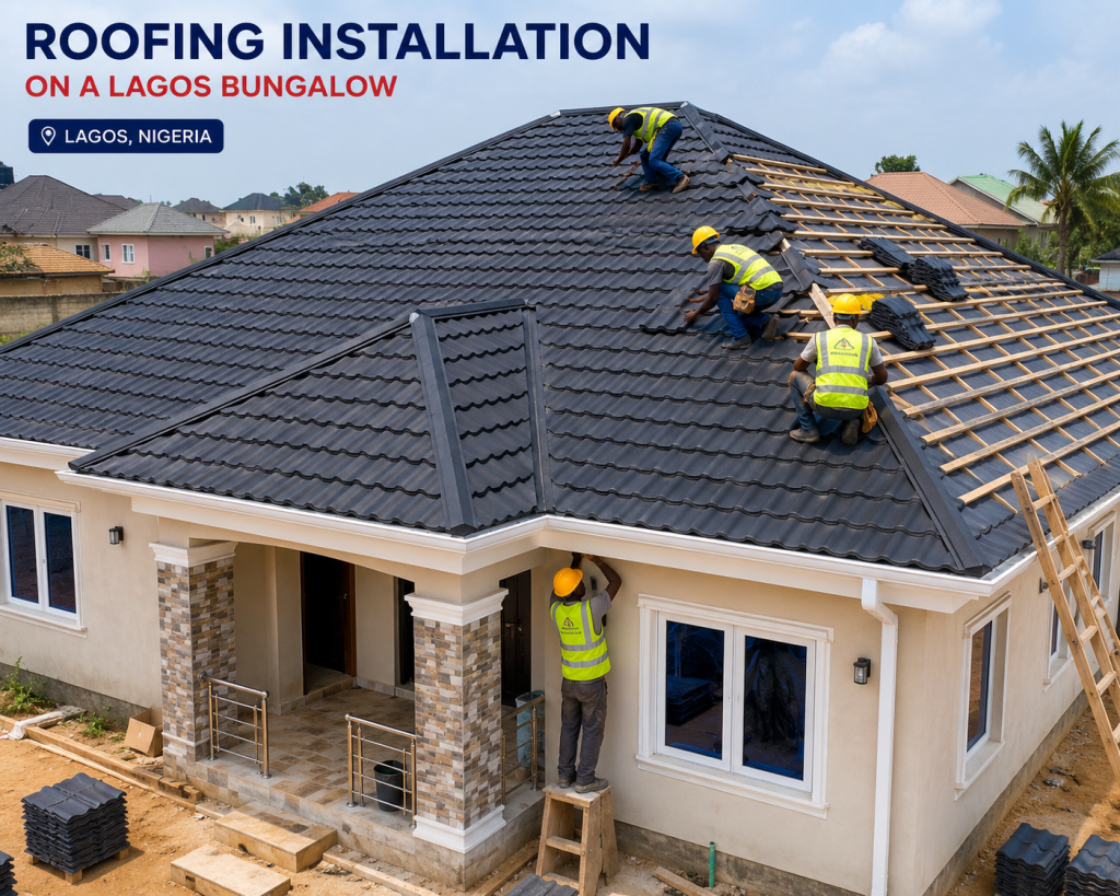 roofing cost Lagos Nigeria 3-bedroom bungalow